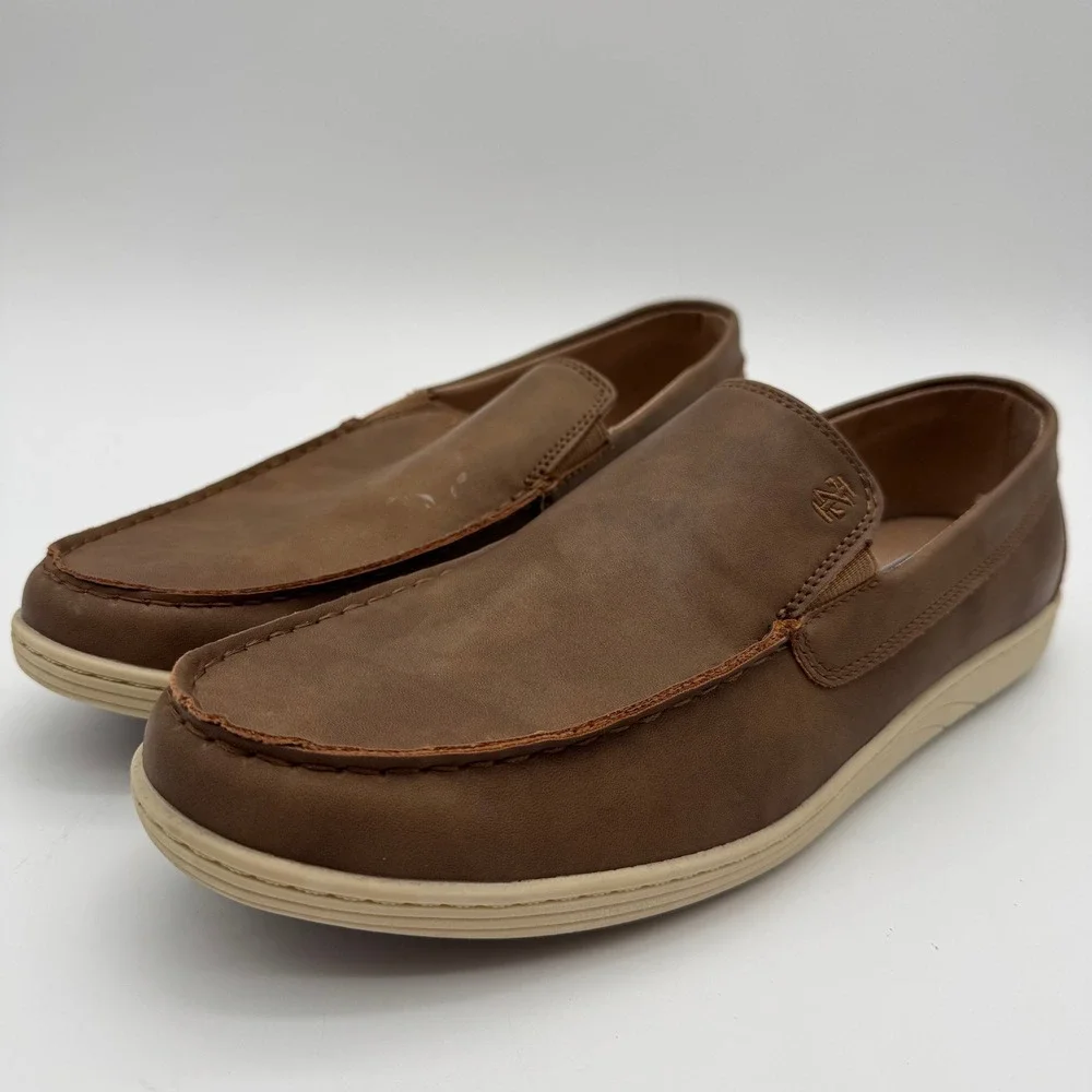 IZOD Seapoint Brown‎ Slip On Loafers Men's Size 10.5M Casual Shoes